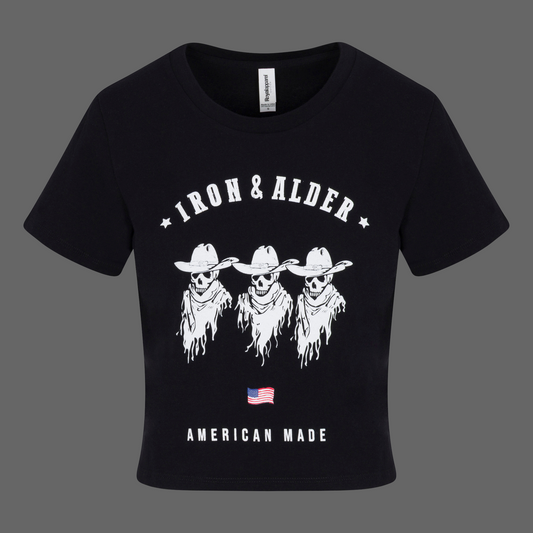 Women's 3 Amigos Crop T-Shirt